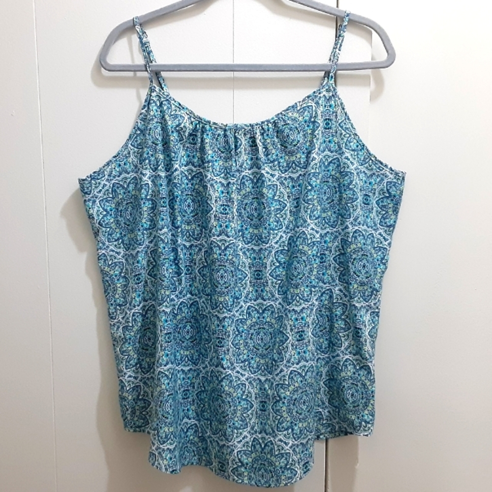 Teal Medallion Camisole (Cami), Size XXL (20)